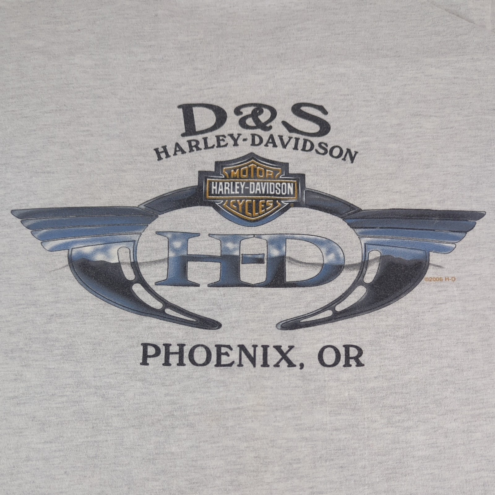 2006 Harley Davidson Screamin&rsquo; Eagle T-shirt From D&S Phoenix OR Gray Med