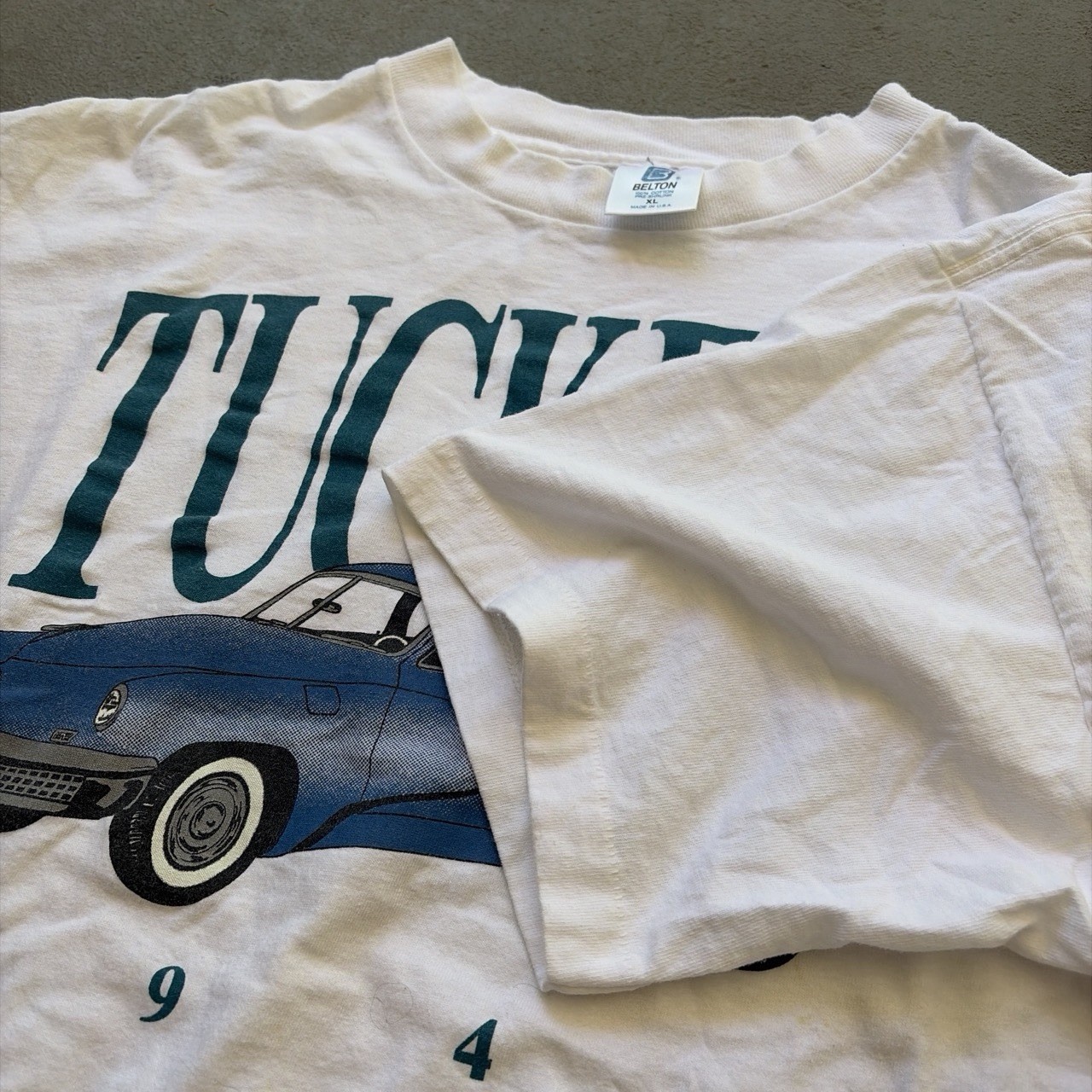 Vintage 90’s The Tucker Car – graphic T – shirt – size XL – single stitch