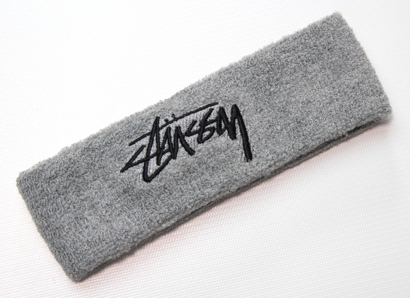 VTG 90s STUSSY ~STOCK LOGO~ HEADBAND head/gear/intl/tour/irie/capz/tennis/sport