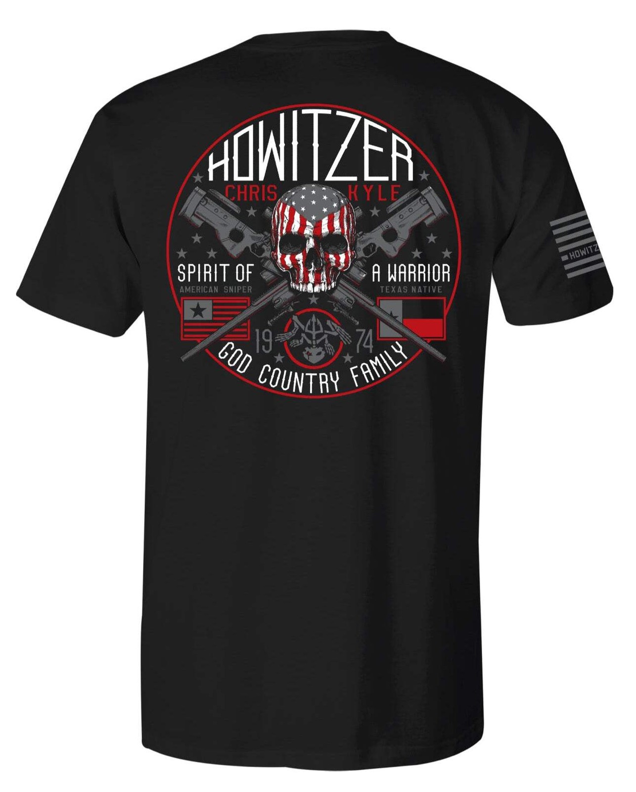 Howitzer Style Men&rsquo;s T-shirt Ck Sniper Military Grunt MFG