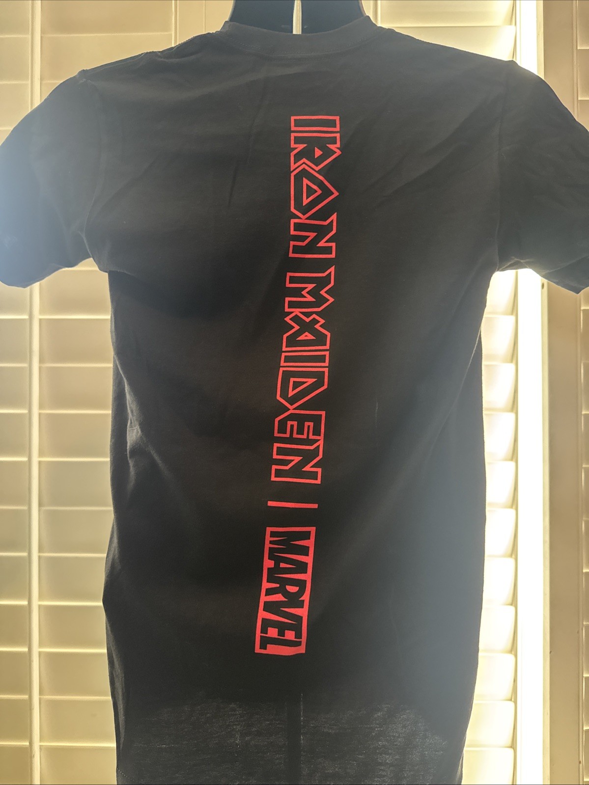NWT Iron Maiden Marvel Wolverine SNIKT Graphic T-Shirt Men’s Small Black