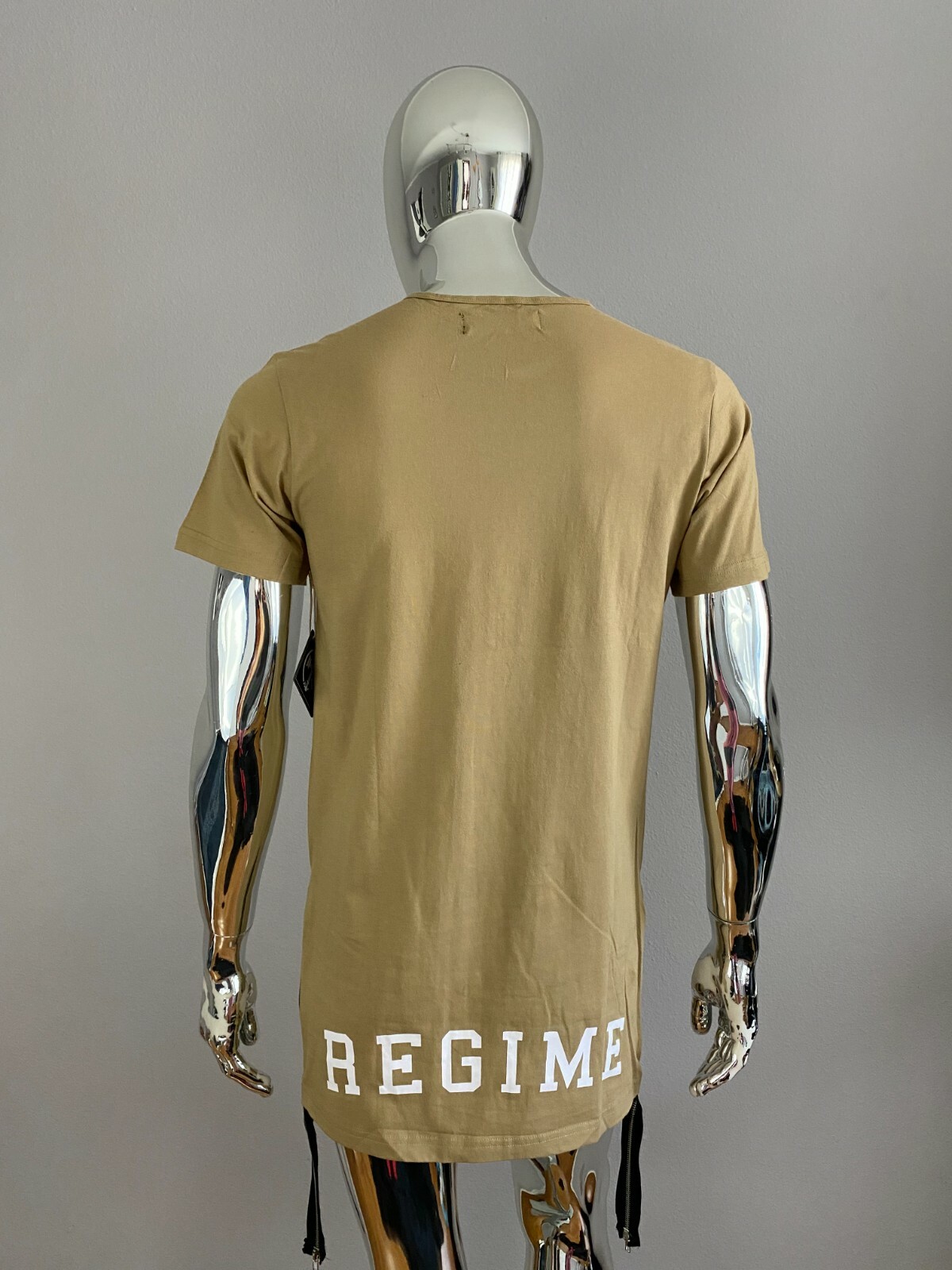 Civil Regime Men’s Light Brown Graphic T Shirt Size S