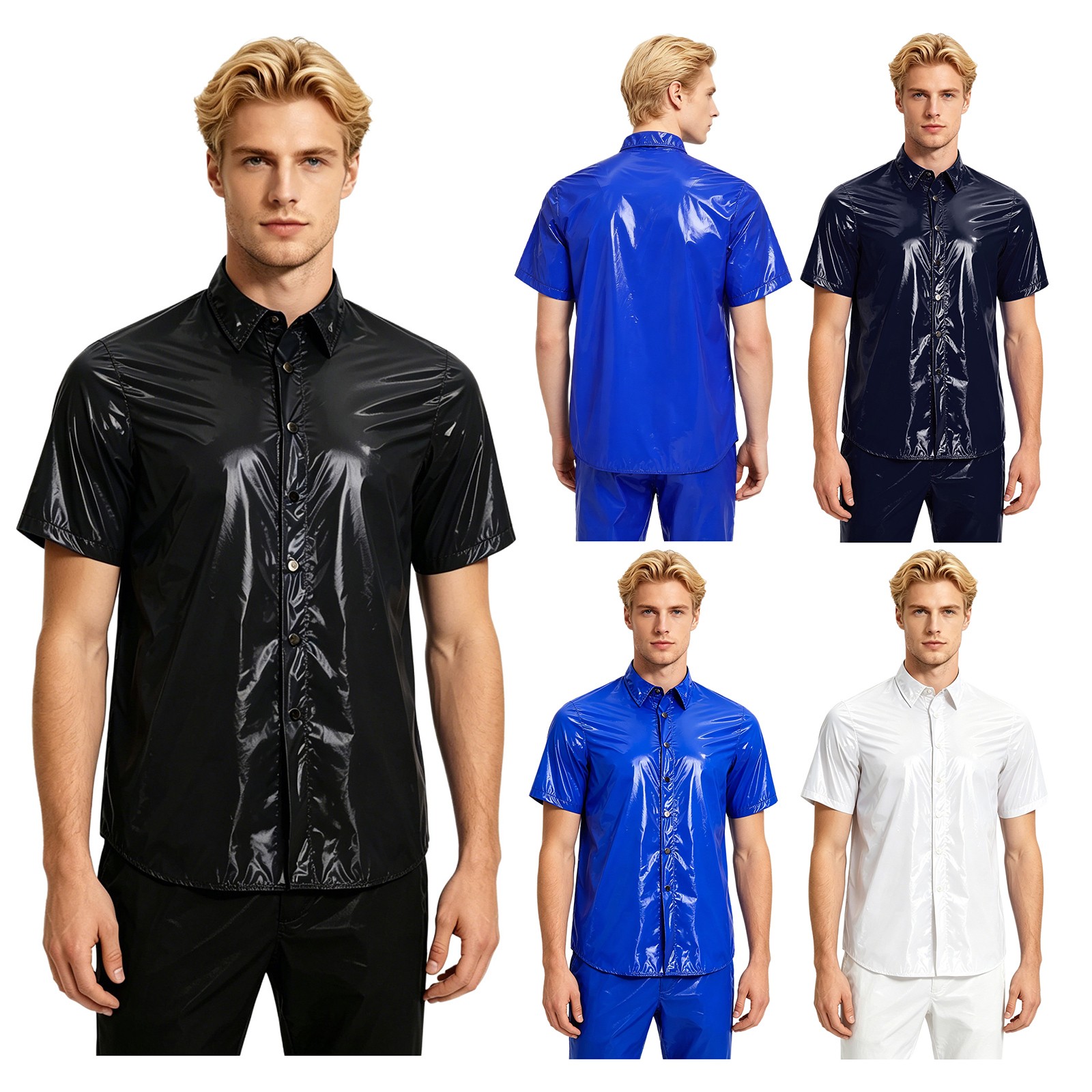 Men T-Shirt Travel Party Rain Suit Blouses Lightweight Sweatshirt Beach For Work