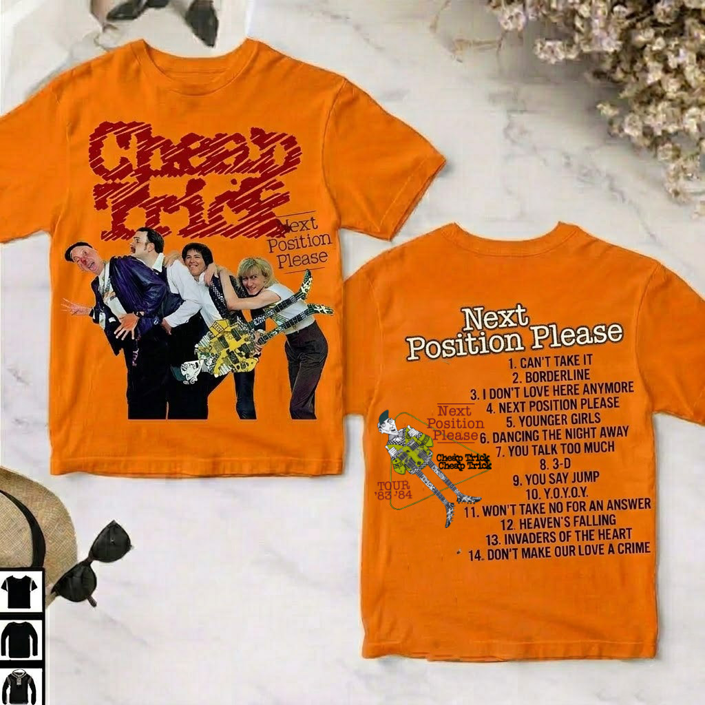 Very Rare Next Position Please ABlum from Cheap Trick 3D T-shirt S to 5XL 2F2091