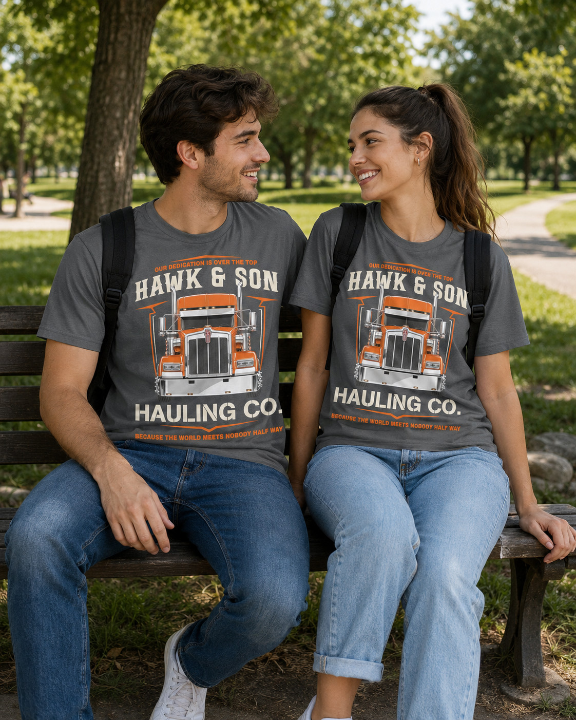 Hawk and Son Hauling Company Big Rig Pride T-Shirt