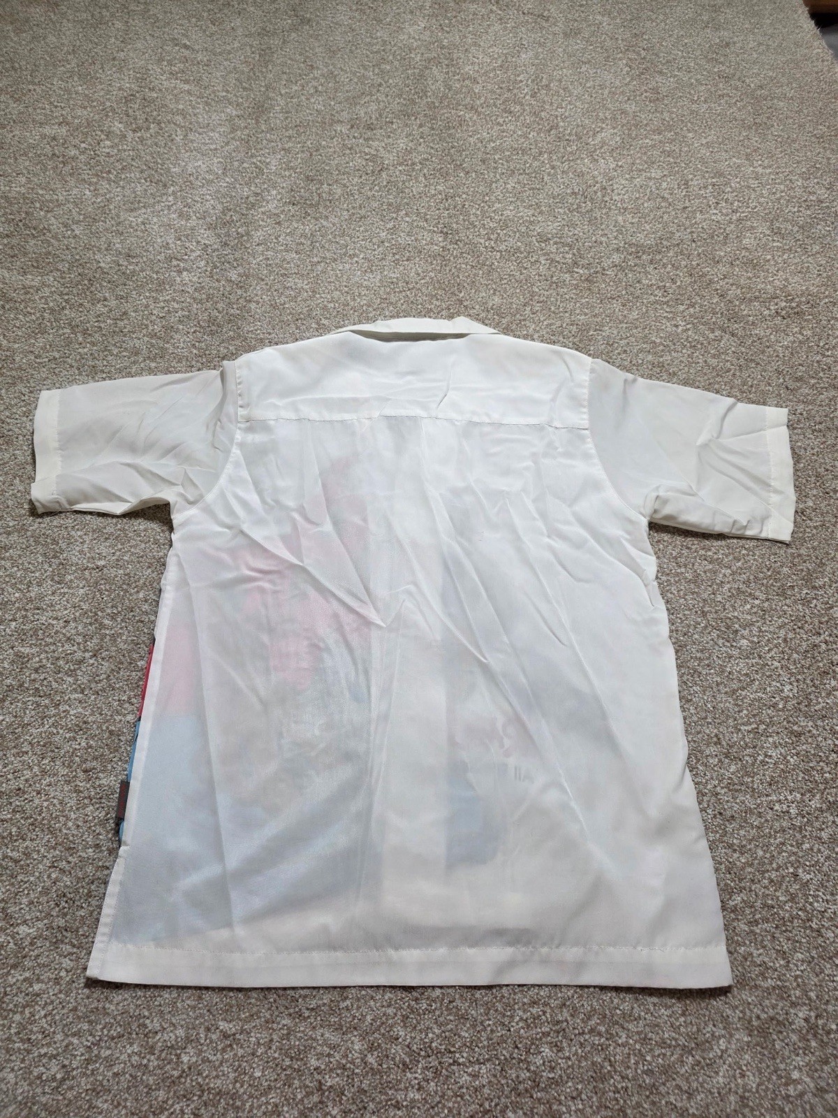 Vintage Y2K Raw Blue ABR Shirt Dj Hip Hop Y2K Skater Baggy Streetwear Mens Large