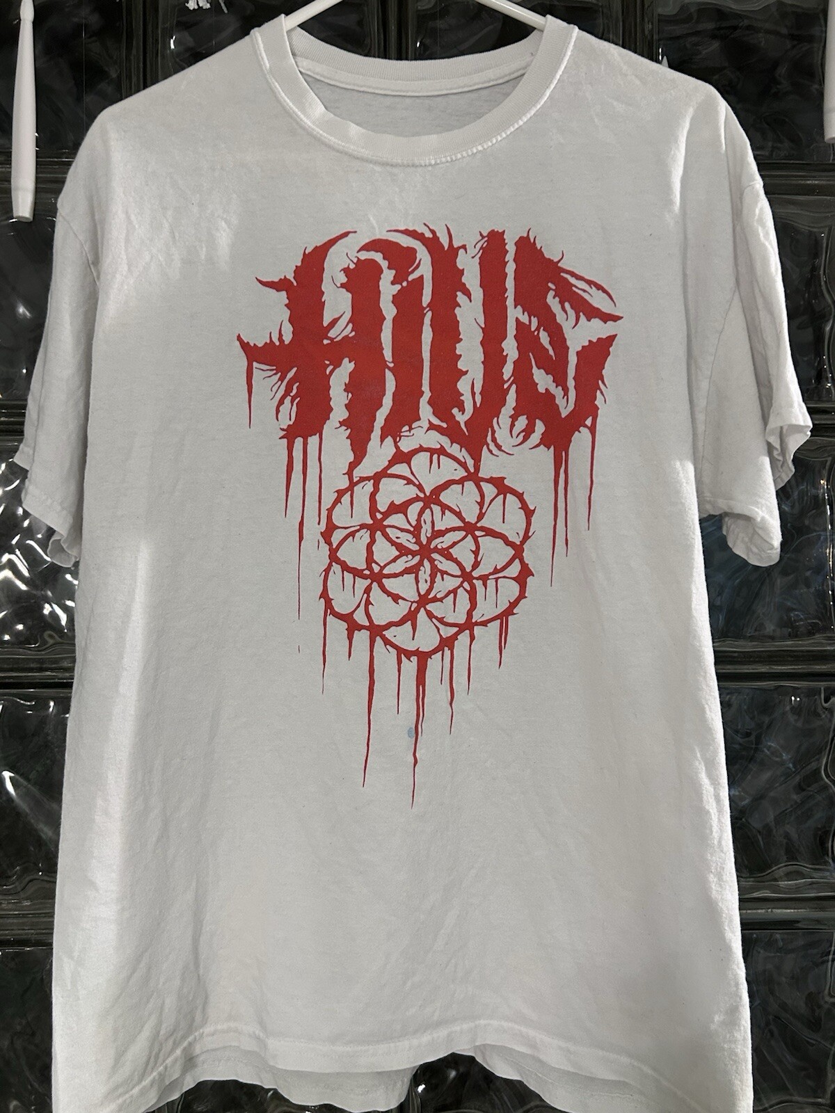 Hive T-shirt Sz L Deathcore Death Metal Osiah To The Grave Oceano Angelmaker