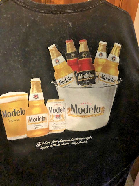 Modelo Men&rsquo;s T-Shirt Size X-Large/Front-Back Graphics/Faded-Worn Look New w/Tags