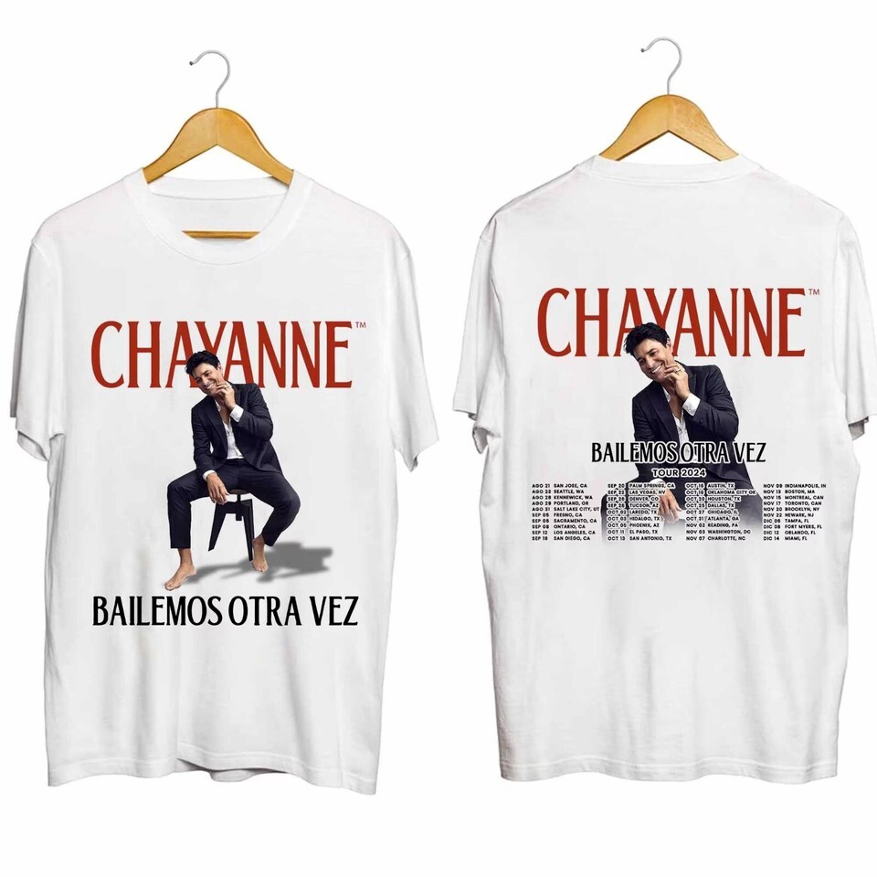 Chayanne Bailemos Otra Vez 2024 Tour Gift For Fan S to 5XL T-shirt GC1717