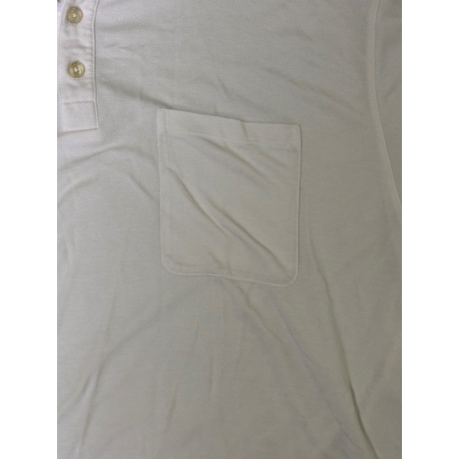 Men&rsquo;s Orvis Polo Shirt Size XL Short Sleeve Golf Polo Shirt White