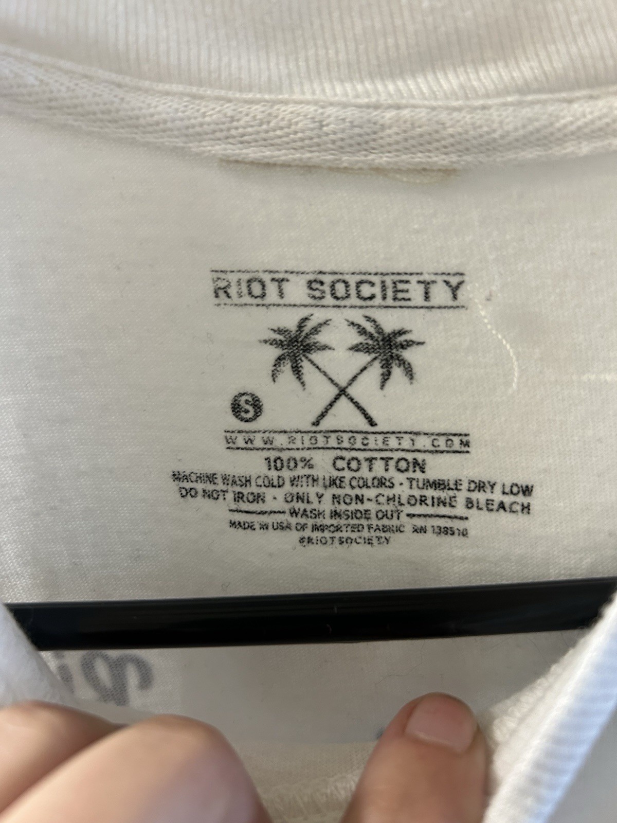 Riot Society Snoopy Peanuts White Cotton Graphic Tee Crew Neck Short Sleeve S