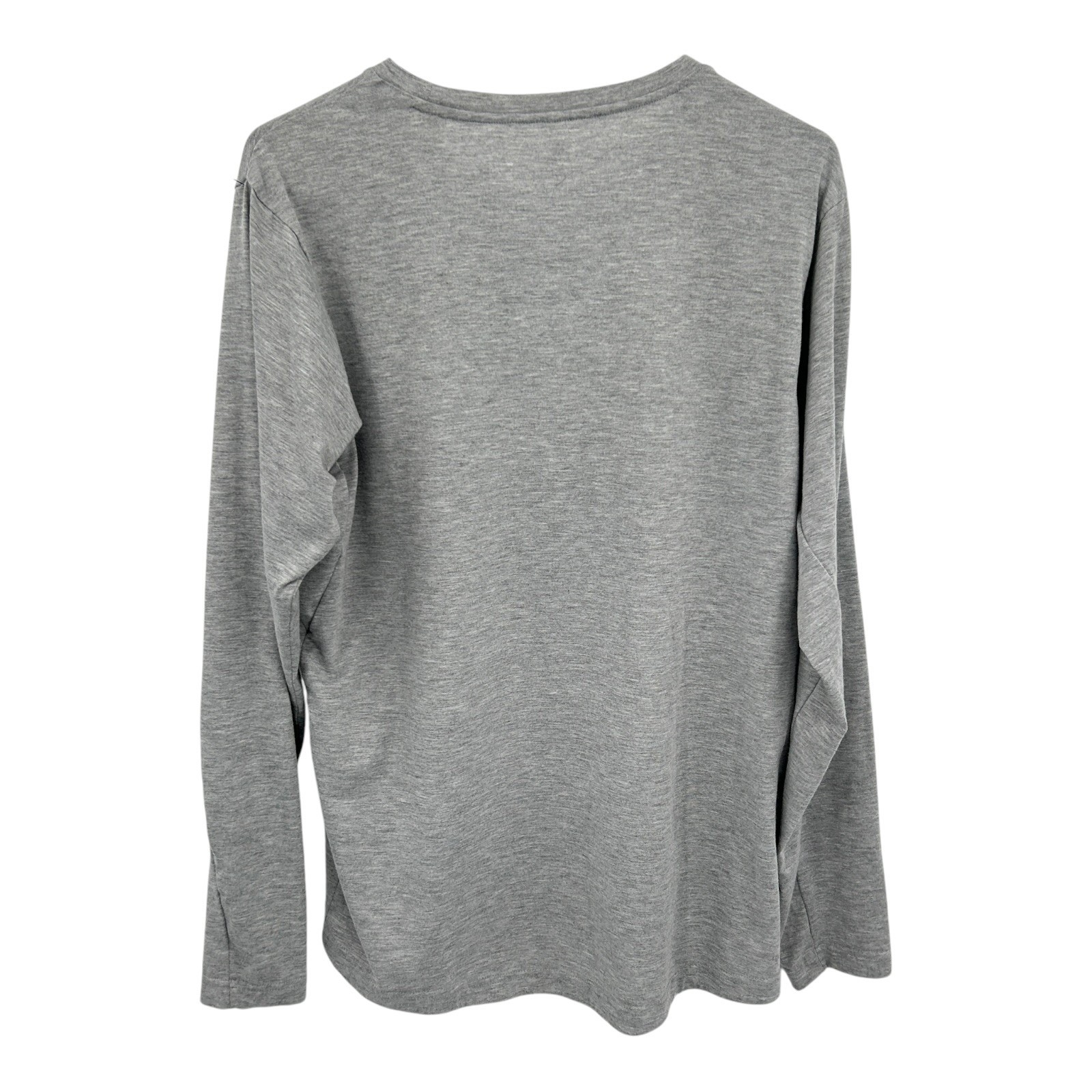 Adidas Freelift Long Sleeve Shirt M Gray Climalite Stretch Workout Athleisure