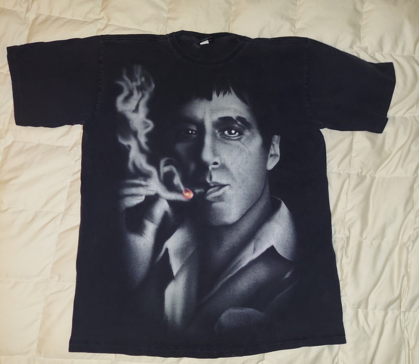 Vintage Scarface Clothing Co Tony Montana single stitch t shirt USA XL exc+