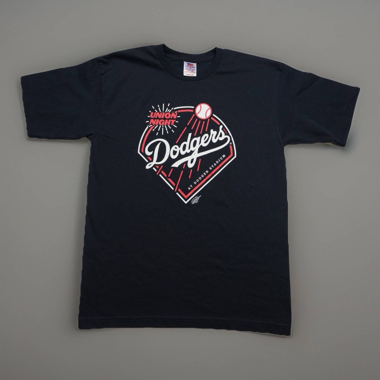 New MLB LA Dodgers Union Night Tshirt Size Medium Made in the USA New no tag