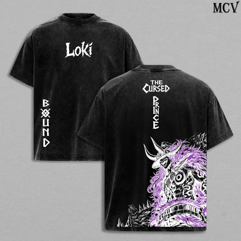 One Piecee Anime Elbaf Giant Prince Dark Anime Streetwear T-Shirt