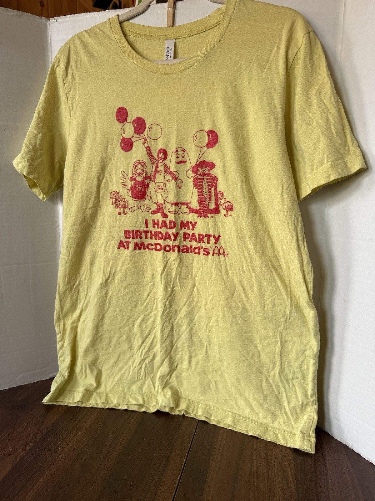 Vintage Style – McDonald’s Birthday Party T-Shirt Size L