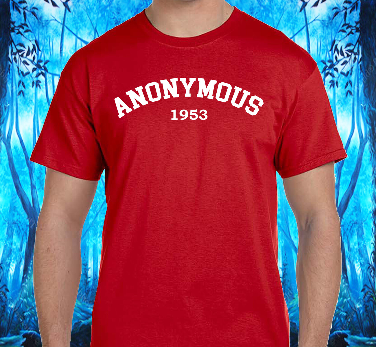Narcotics Anonymous ANONYMOUS 1953 SS/LS T-shirt – Free Shipping – NA