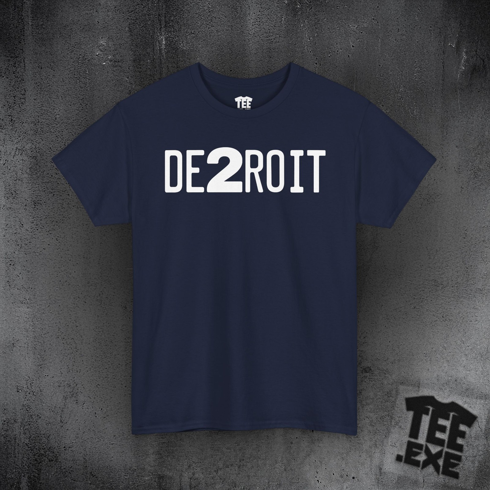 DE2ROIT -Unisex Heavy Cotton Tee