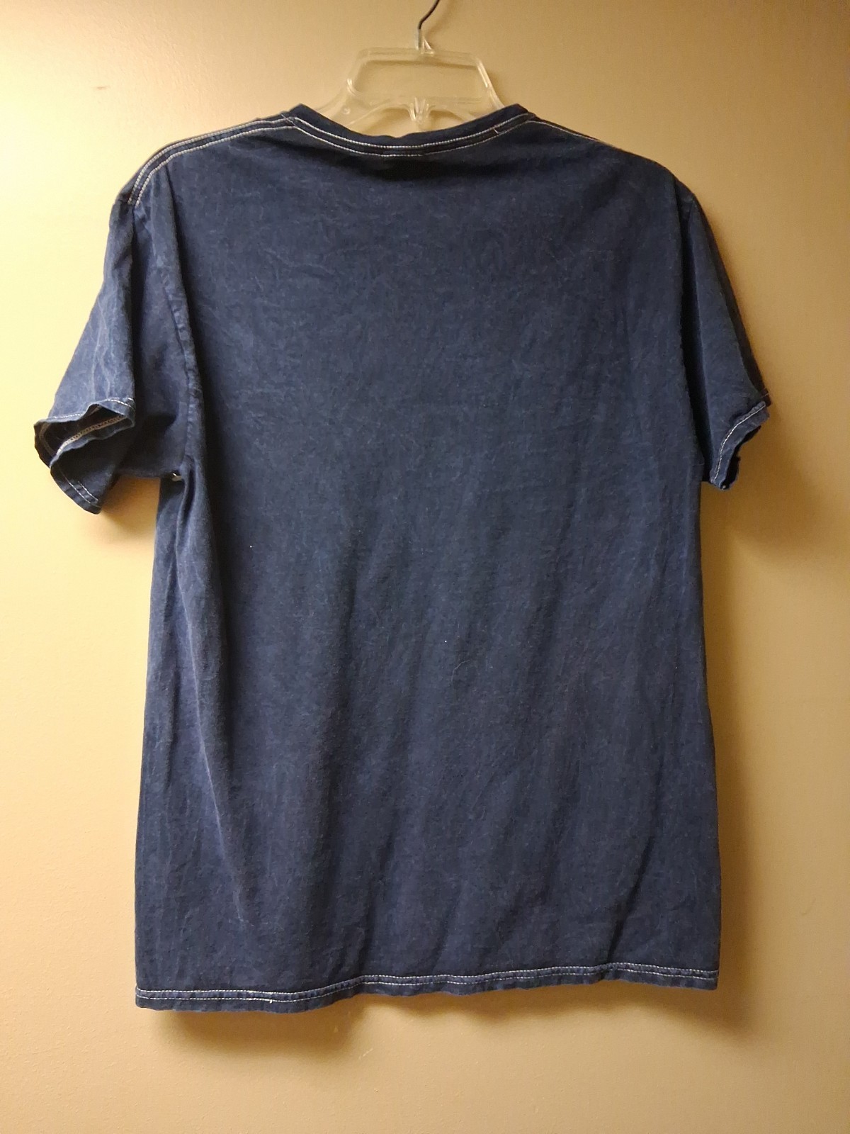 Universal Epic Universe Acid Wash Graphic T Shirt Blue Theme Park Tee Medium