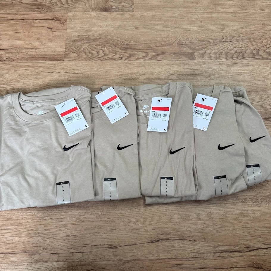 Lot of 5 Nike Sportswear T-Shirt Khaki Black Men&rsquo;s Size Large BV0507-247