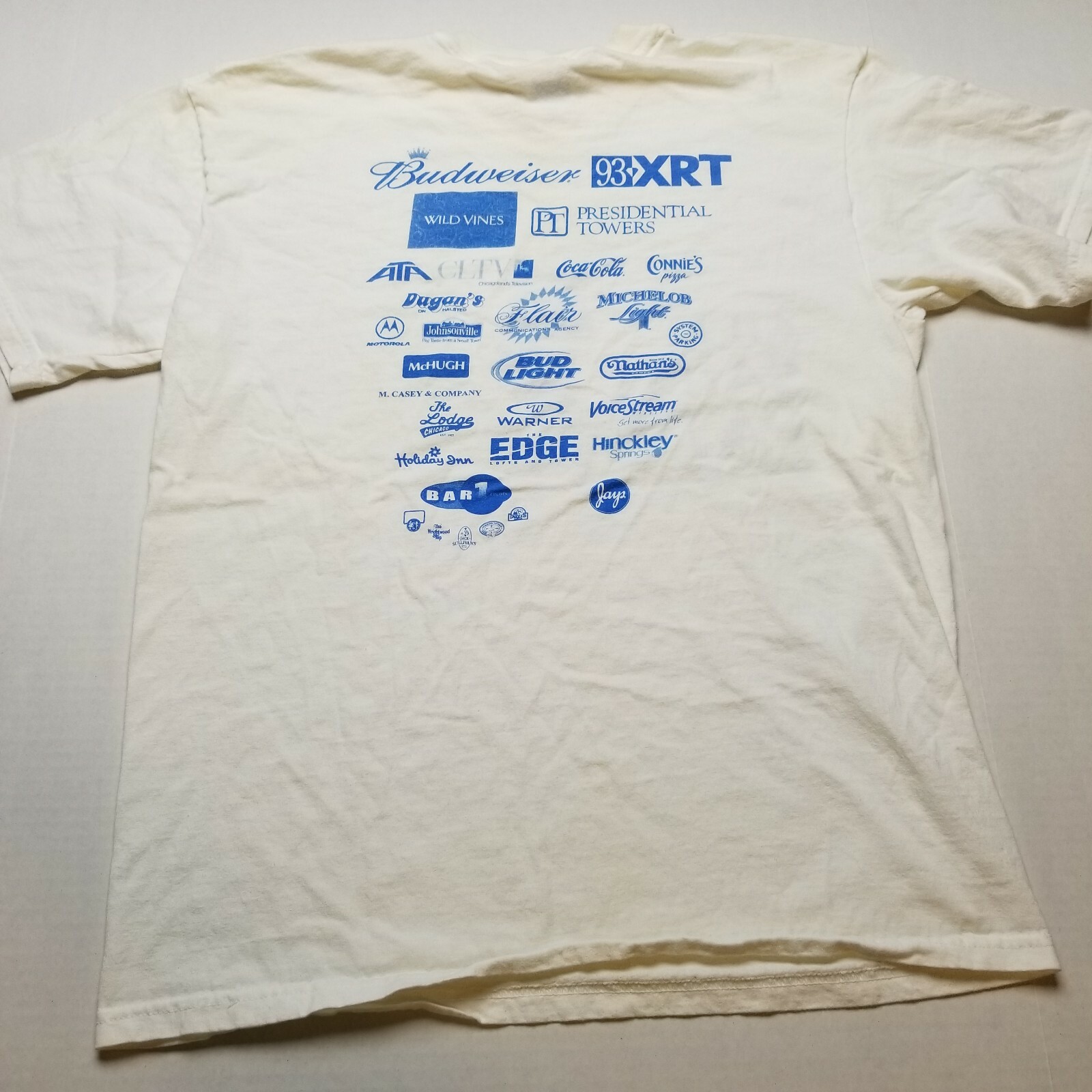 Vtg 2002 Old Saint Pat&rsquo;s T-Shirt Mens L Worlds Largest Block Party Moon Y2k K9