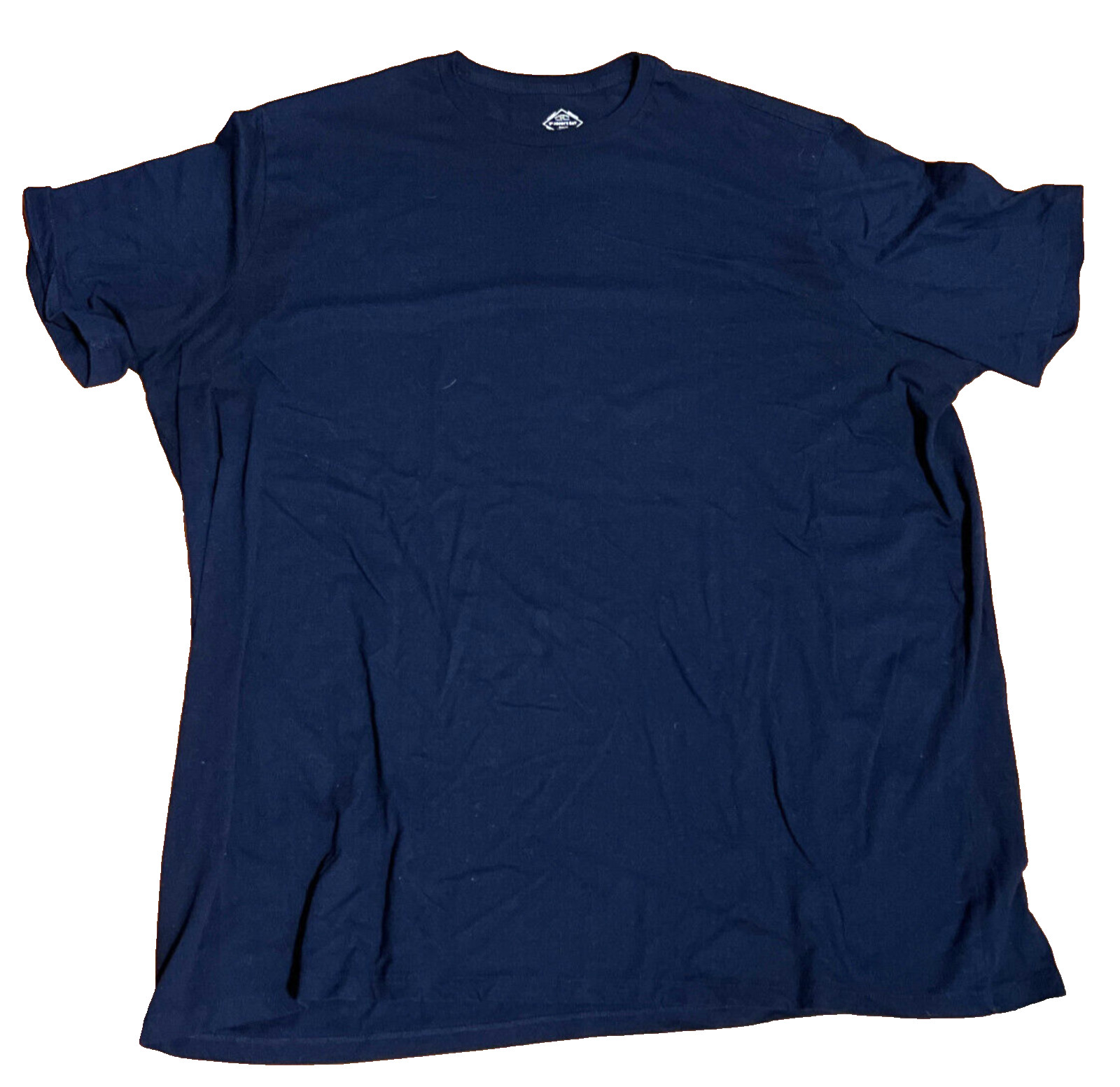 St John&rsquo;s Bay Quick-Dri Easy-Care Navy Blue Tee Shirt Men&rsquo;s 4XLT ~ EUC