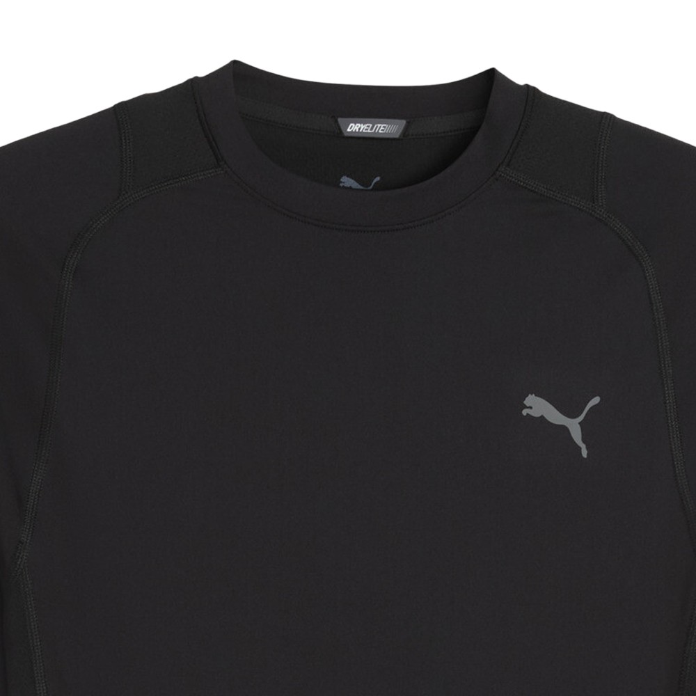 PUMA Pwrmode Base Layer Crew Neck Long Sleeve Athletic Pullover Shirt Mens Size