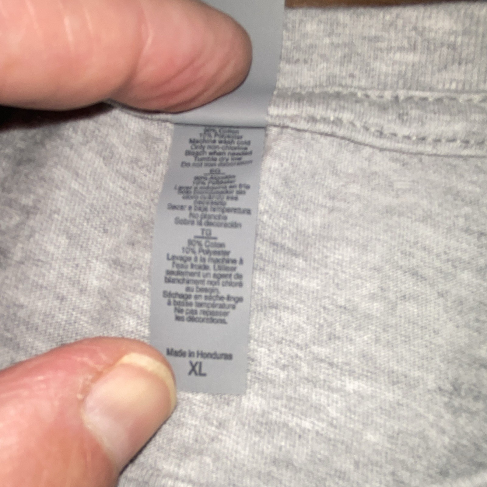 Men&rsquo;s XL Gray VOLVO Graphic Logo Crew Neck Short Sleeve Tee