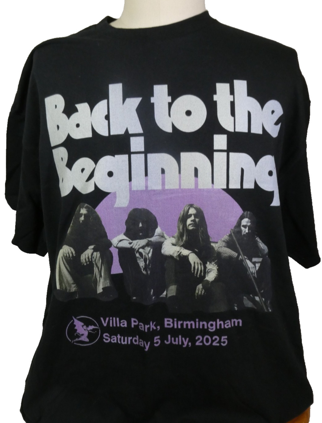Back To The Beginning Birmingham July 5 2025 Sabbath Ozzy Graphic T-Shirt 2XL XX
