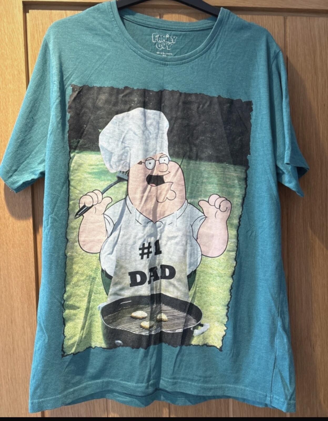 Family Guy #1 Dad Graphic T-Shirt Large