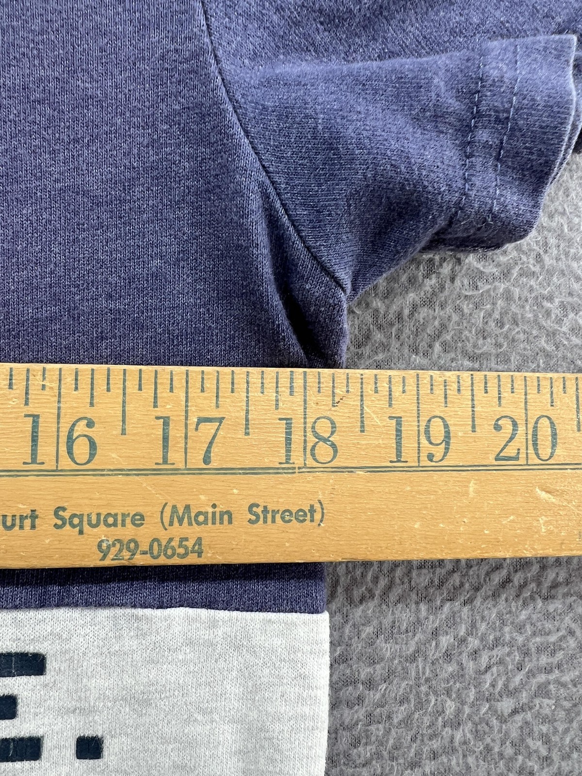 Superdry Shirt Mens Small Navy Gray Colorblock Graphic Tee Shirt Store Tokyo