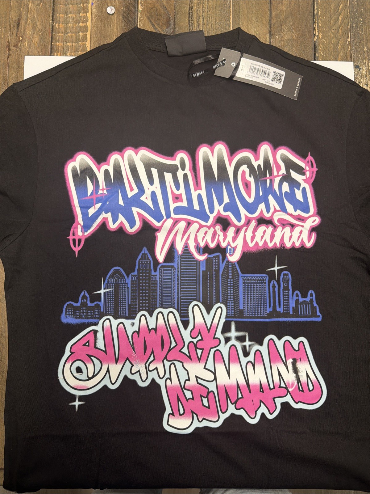 Supply & Demand Baltimore T Shirt Size Men’s Medium
