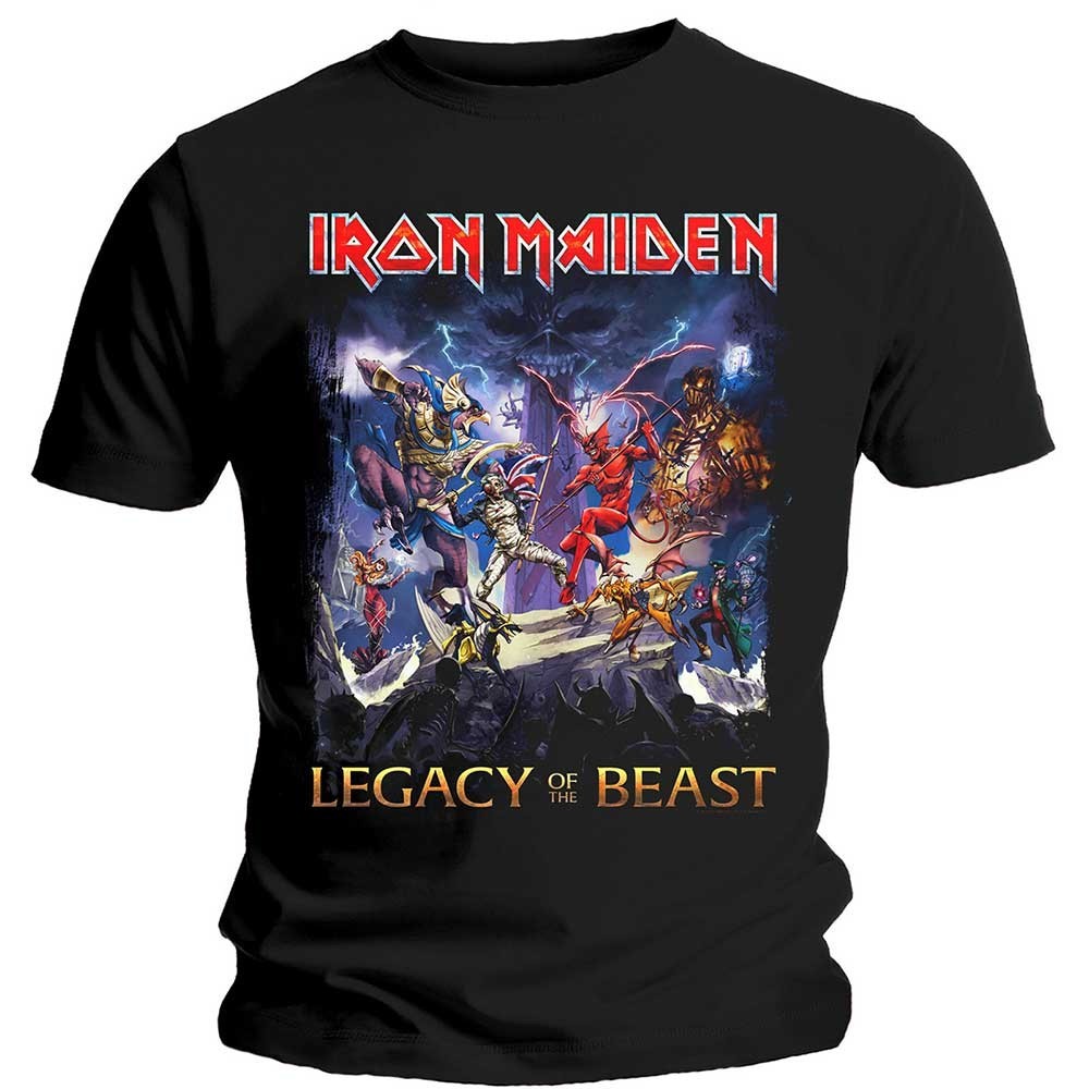 Iron Maiden &lsquo;Legacy of The Beast&rsquo; Black T shirt – NEW