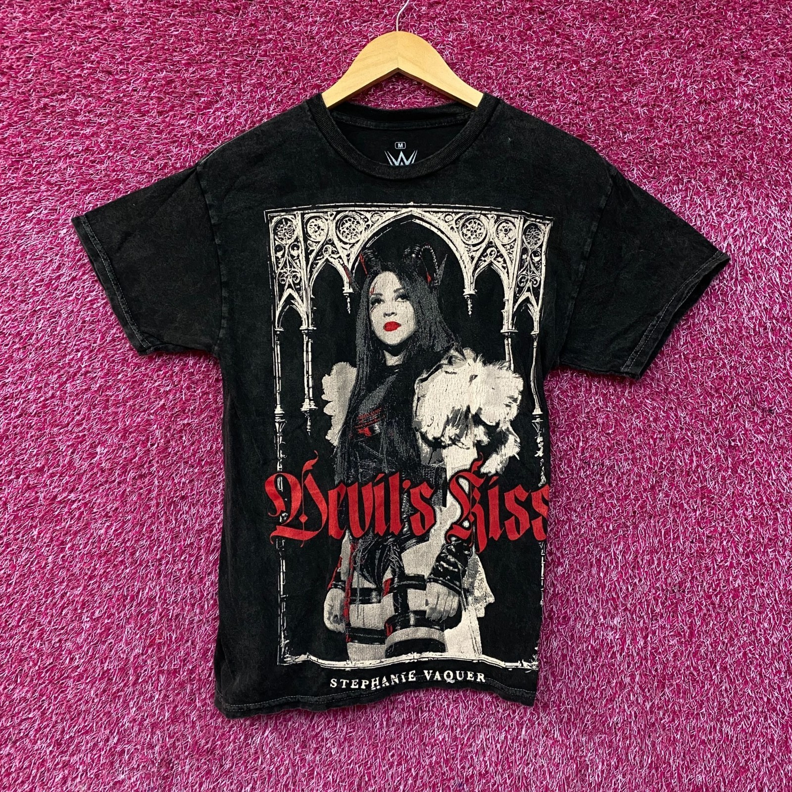WWE Ripple Junction Stephanie Vaquer Devil&rsquo;s Kiss Medieval Gothic Arch Graphic T