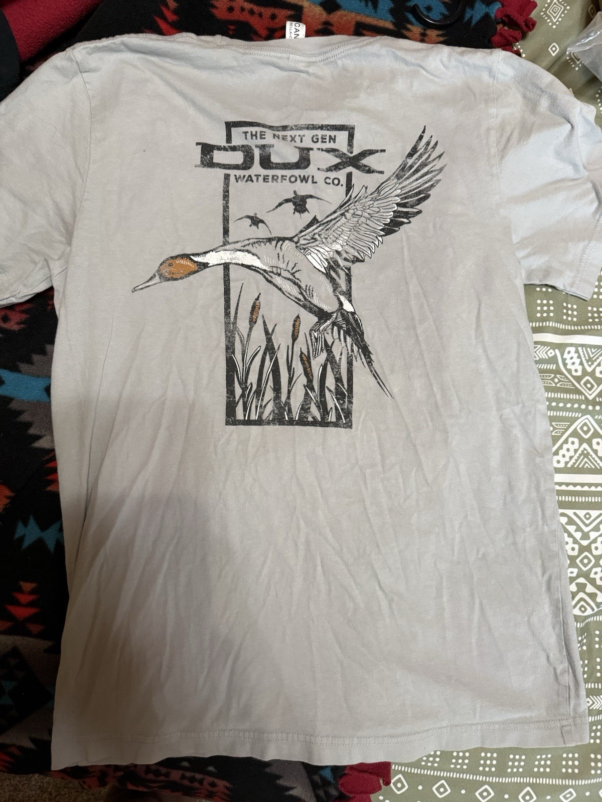 12 DUX Waterfowl Company Men’s Duck Hunting Graphic Tees M Crew Neck Cotton Knit