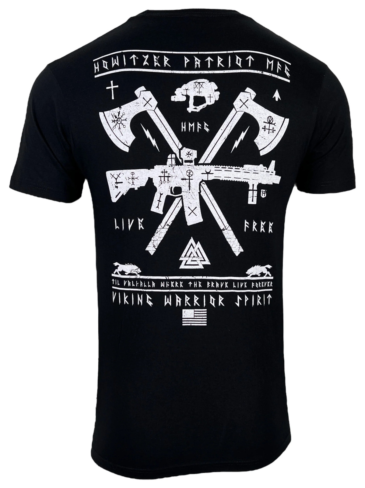 Howitzer Style Men&rsquo;s T-Shirt Viking Warrior Military Grunt MFG