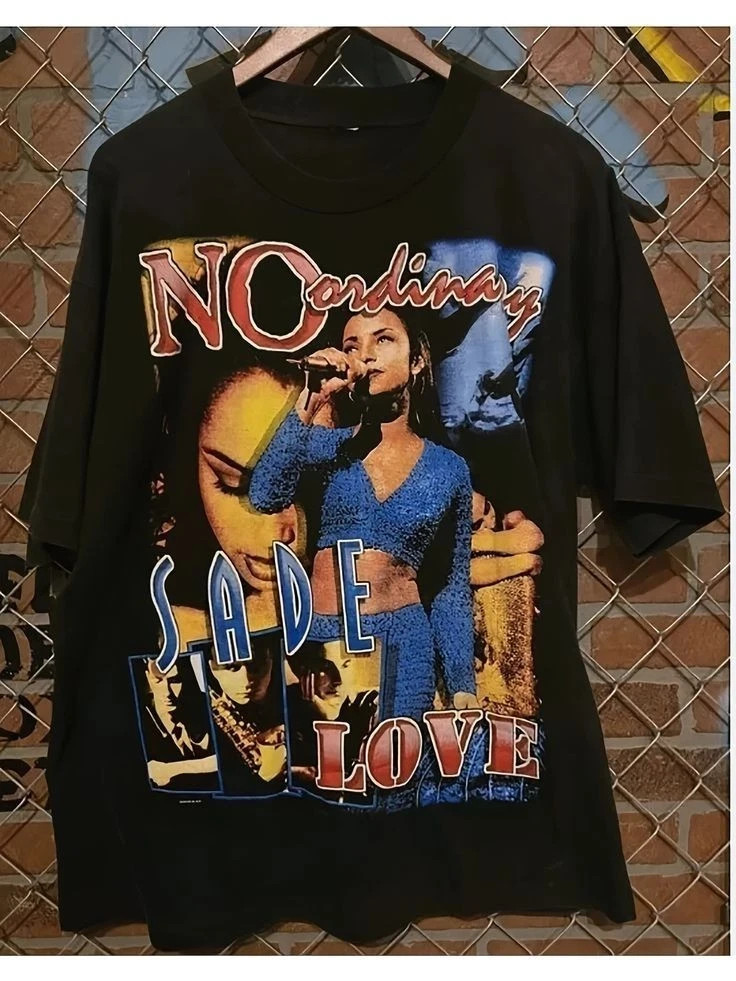 Rare!!! Sade No Ordinary Love pattern T-shirt Tee Gift SN65