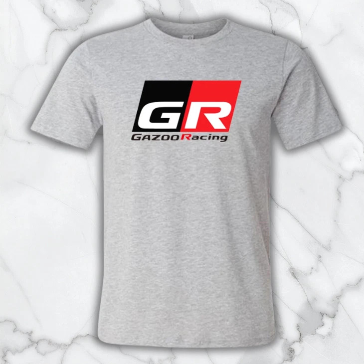GR Gazoo Racing Men&rsquo;s Grey Graphic T Shirt Freeships