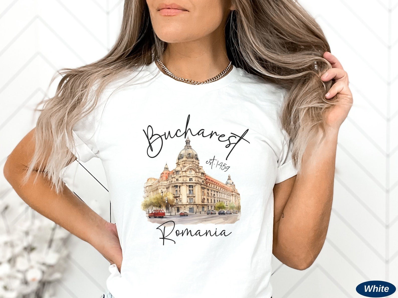 Bucharest T-Shirt Travel Gift for Romania Trip Lovers Souvenir Tee