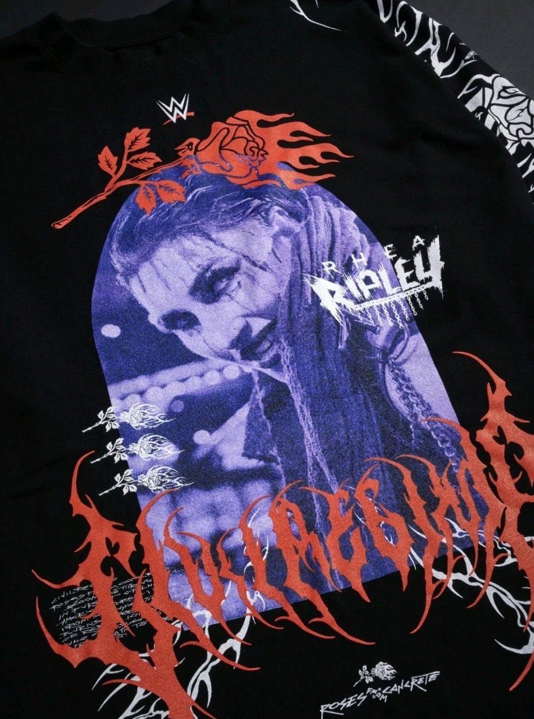 Civil Regime x WWE Rhea Ripley Graphic T-Shirt NWT Black Unisex Large/XL
