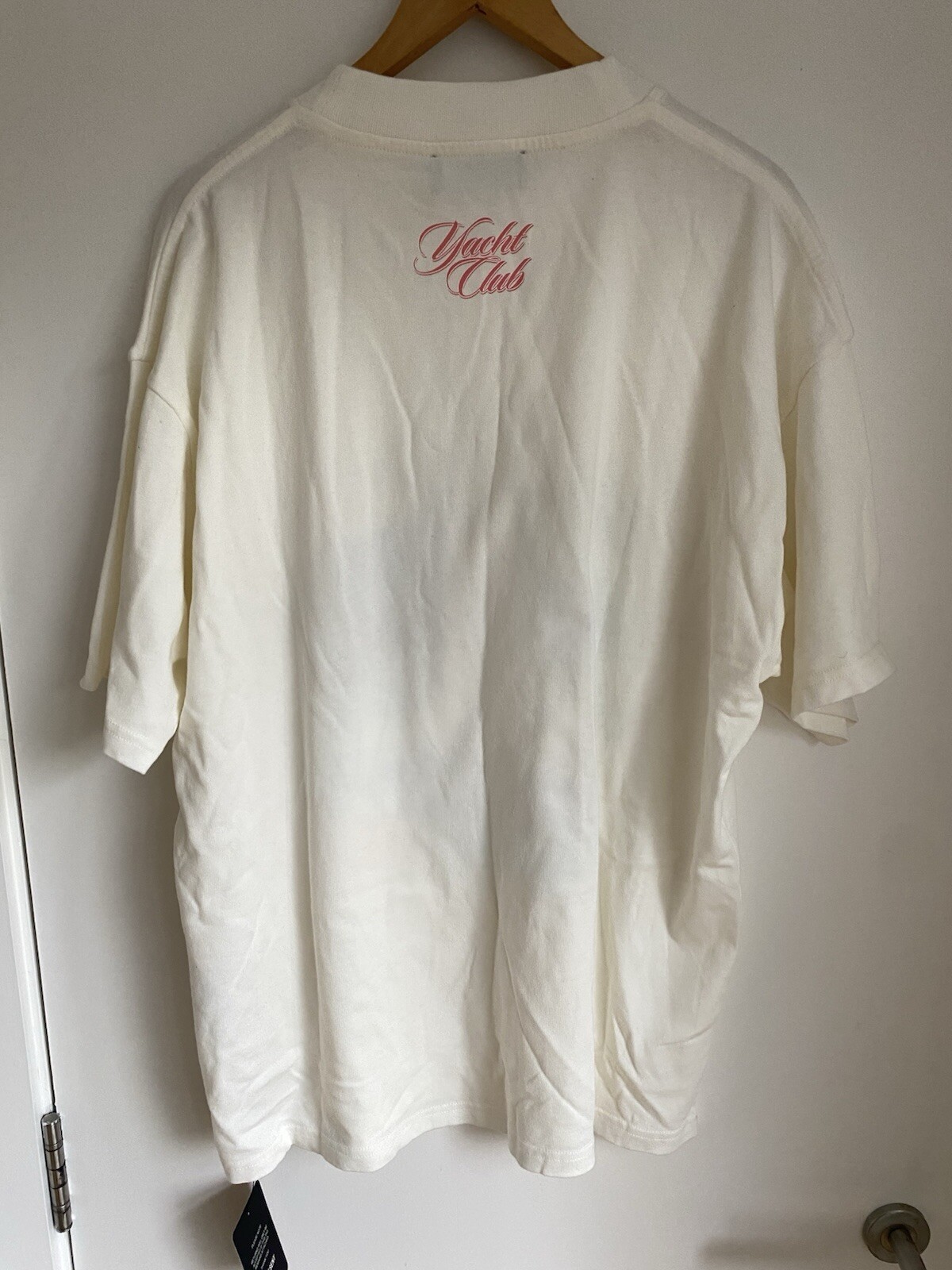 Represent Yacht Club Rare T-shirt Flat White Mens Size L Graphic Tee Genuine NEW