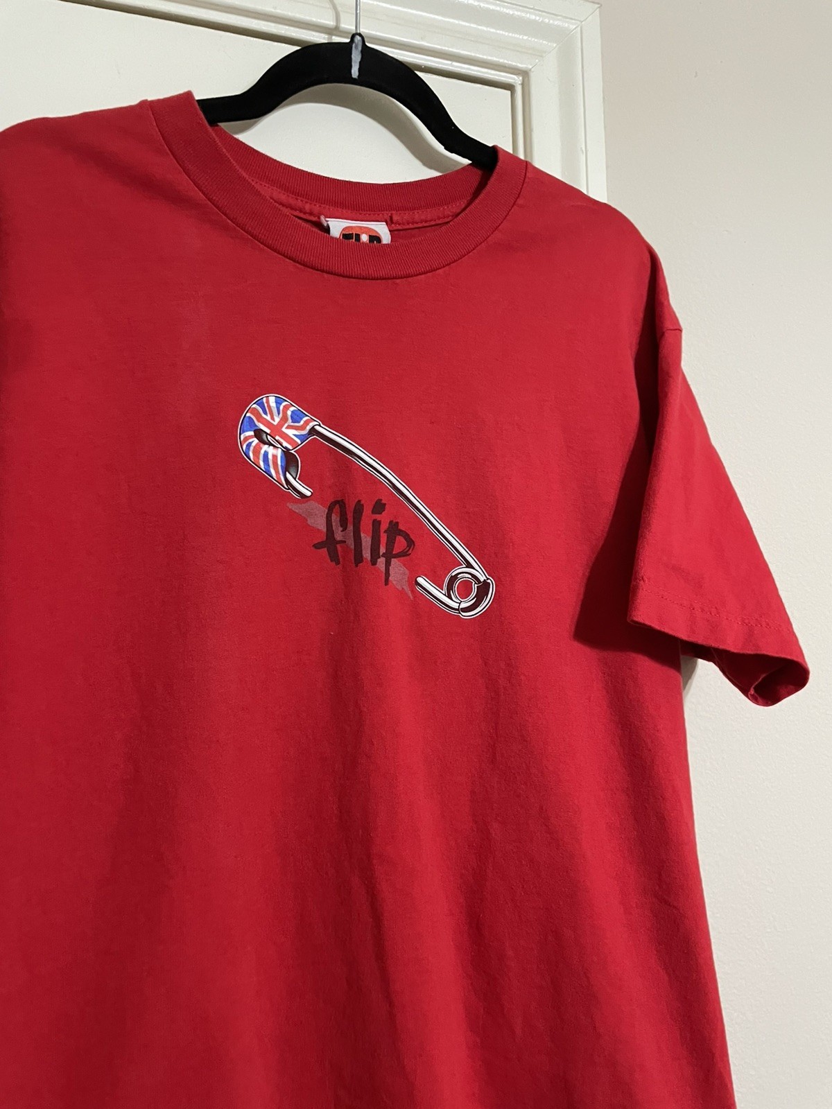 Vintage Flip Skateboards Shirt Mens Large Y2K 90s Skate Boulala Skateboarding