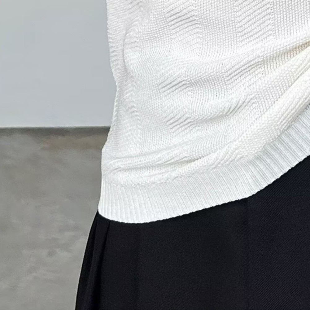 Men&rsquo;s Ribbed Vest Sleeveless For Henry Collar Slim Fit Streetwear Sports Top