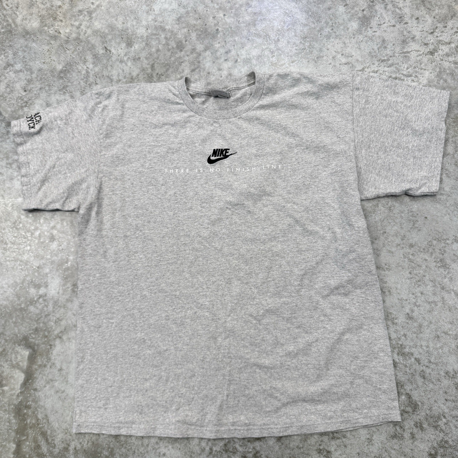 Vintage Nike shirt Adult Extra Large 90s There is no Finish line embroidered y2k