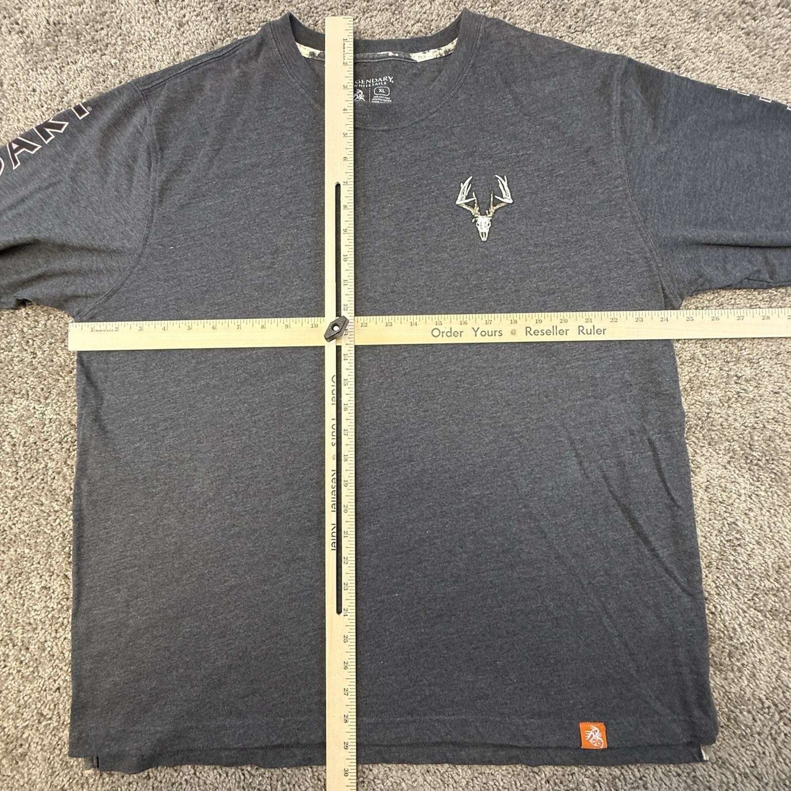 Legendary Whitetails Long Sleeve Shirt Men&rsquo;s XL Dark Gray Warm Casual Outdoors