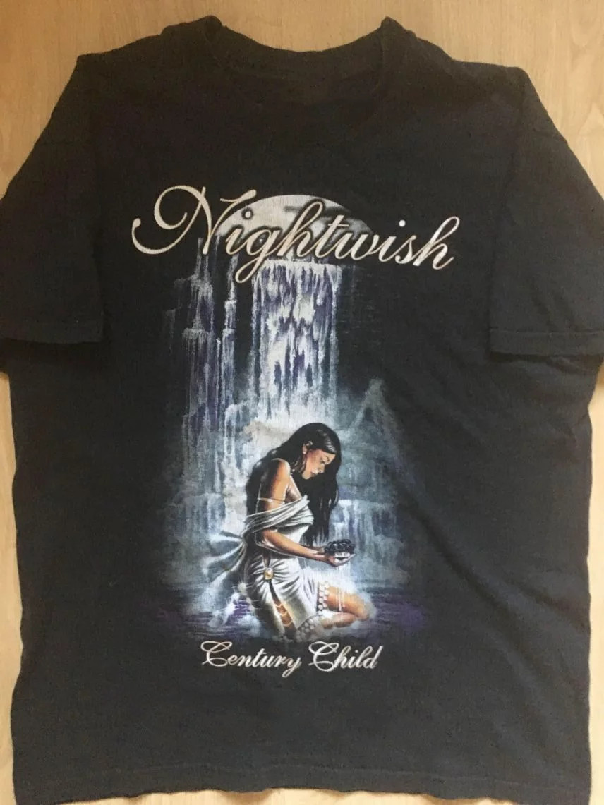 Nightwish Band Music Concert Black T-Shirt Cotton All Size VK42