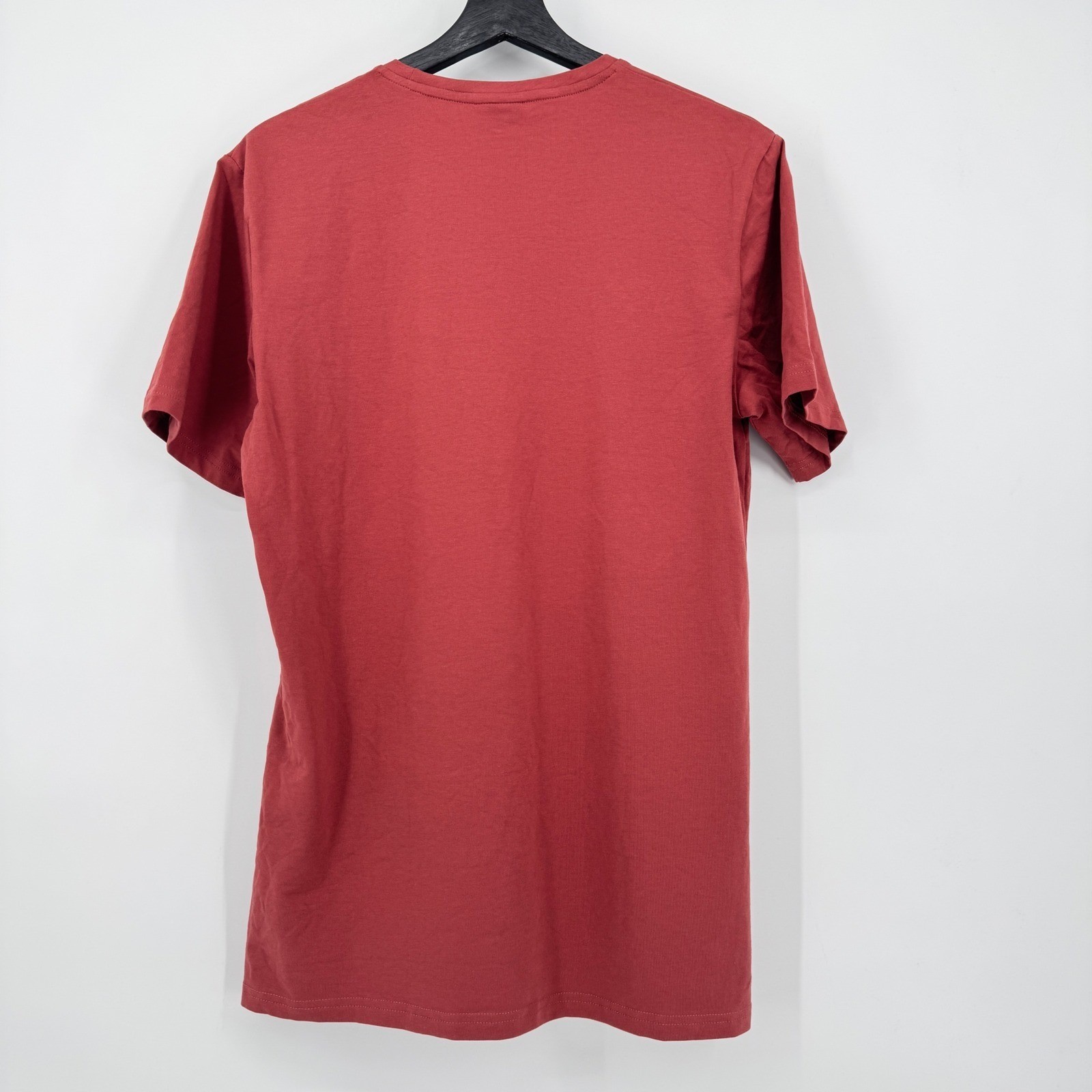 Gymshark Mens T Shirt Red Peach Logo Athletic Training Gym Size Medium