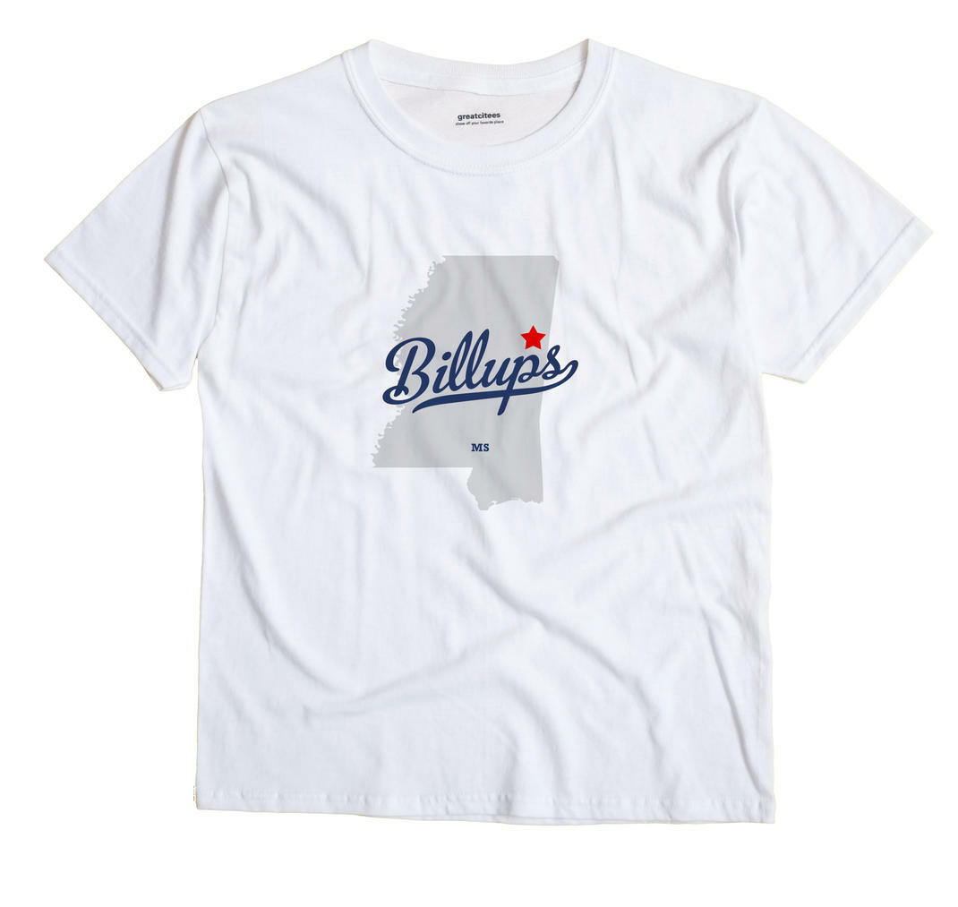 Billups Mississippi MS Miss T-Shirt MAP