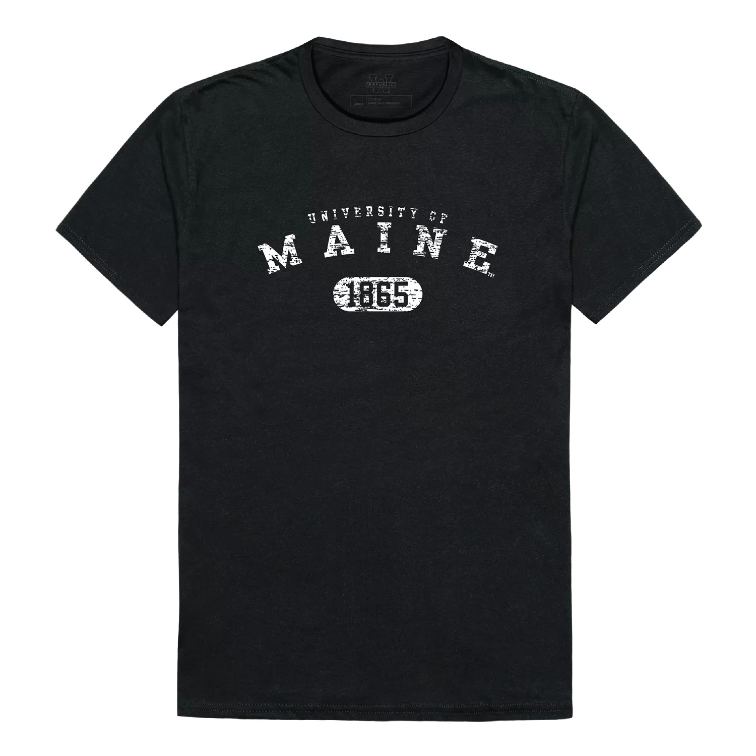 University Of Maine Black Bears UMAINE NCAA Distressed Arch College Tee T Shirt