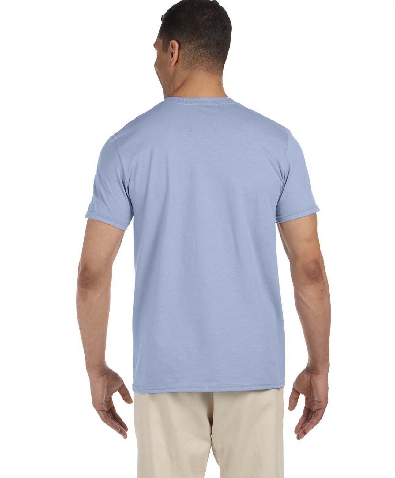 Gildan Plain Cotton T-Shirt Short Sleeve Solid Blank Design Tee Men Tshirt S-XXL